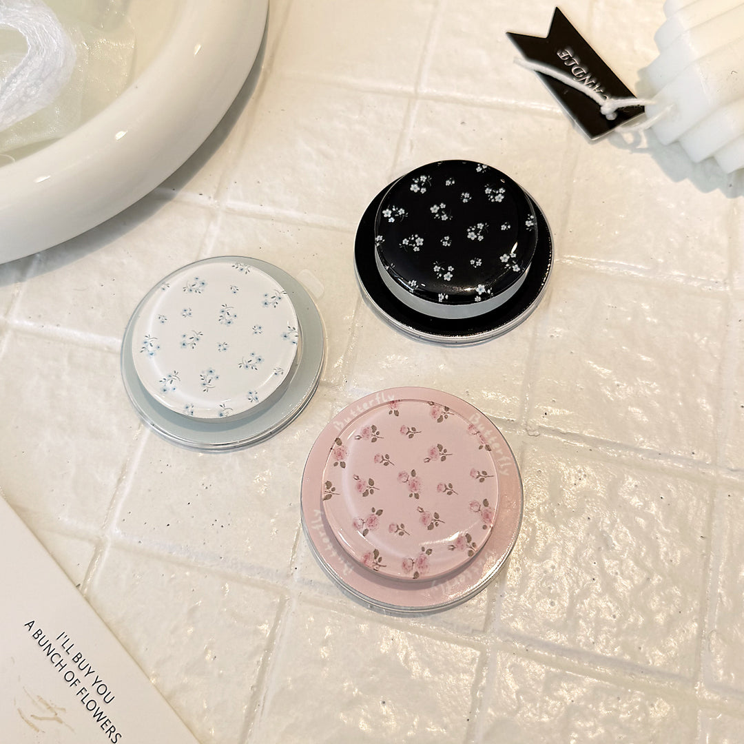 Decorative ceramic coaster with floral design Kalsten