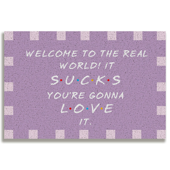 Whimsical Welcome Door Mat Kalsten