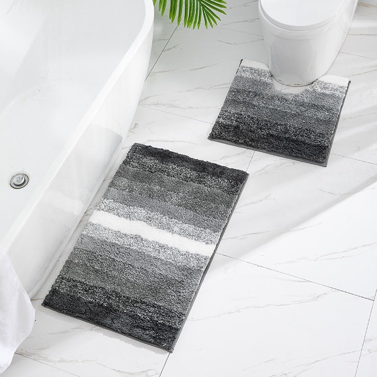 Luxurious Microfiber Bathroom Mat Set