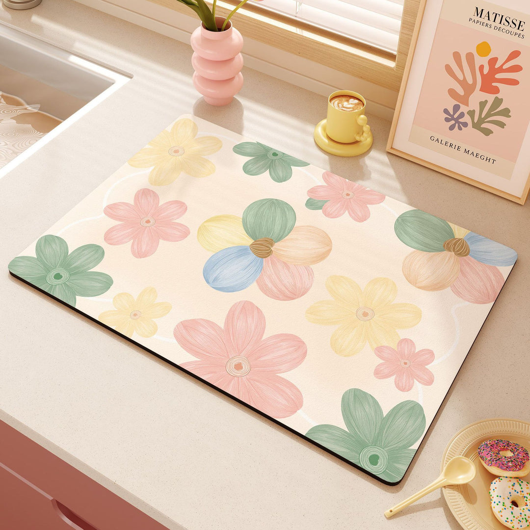 Cute Heart-Themed Kitchen Mat Kalsten