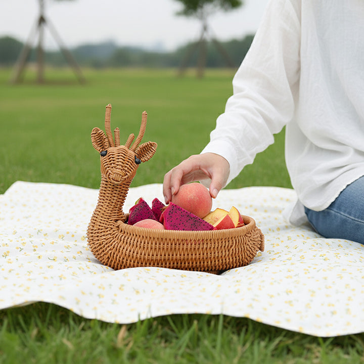 Decorative Animal-Shaped Woven Basket Kalsten