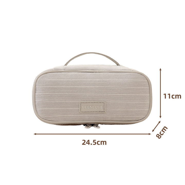 Textured Travel Makeup Case Kalsten