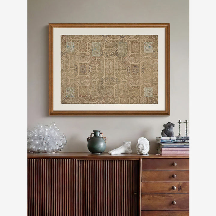 Decorated framed wall art