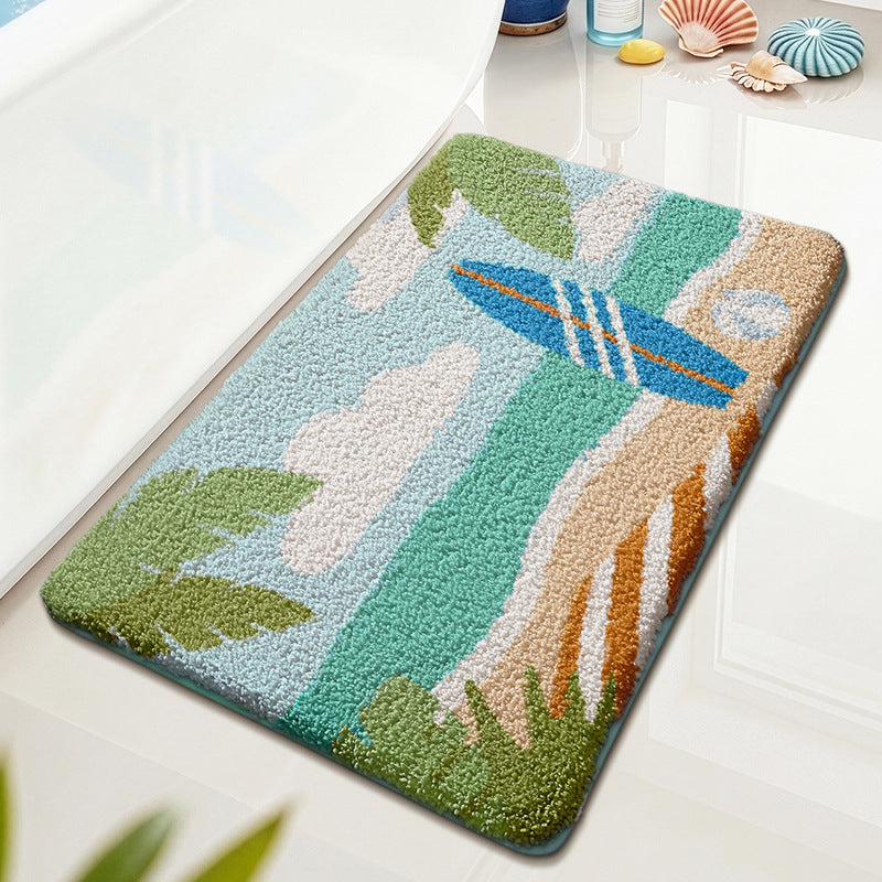 Beach-Themed Bath Mat Kalsten