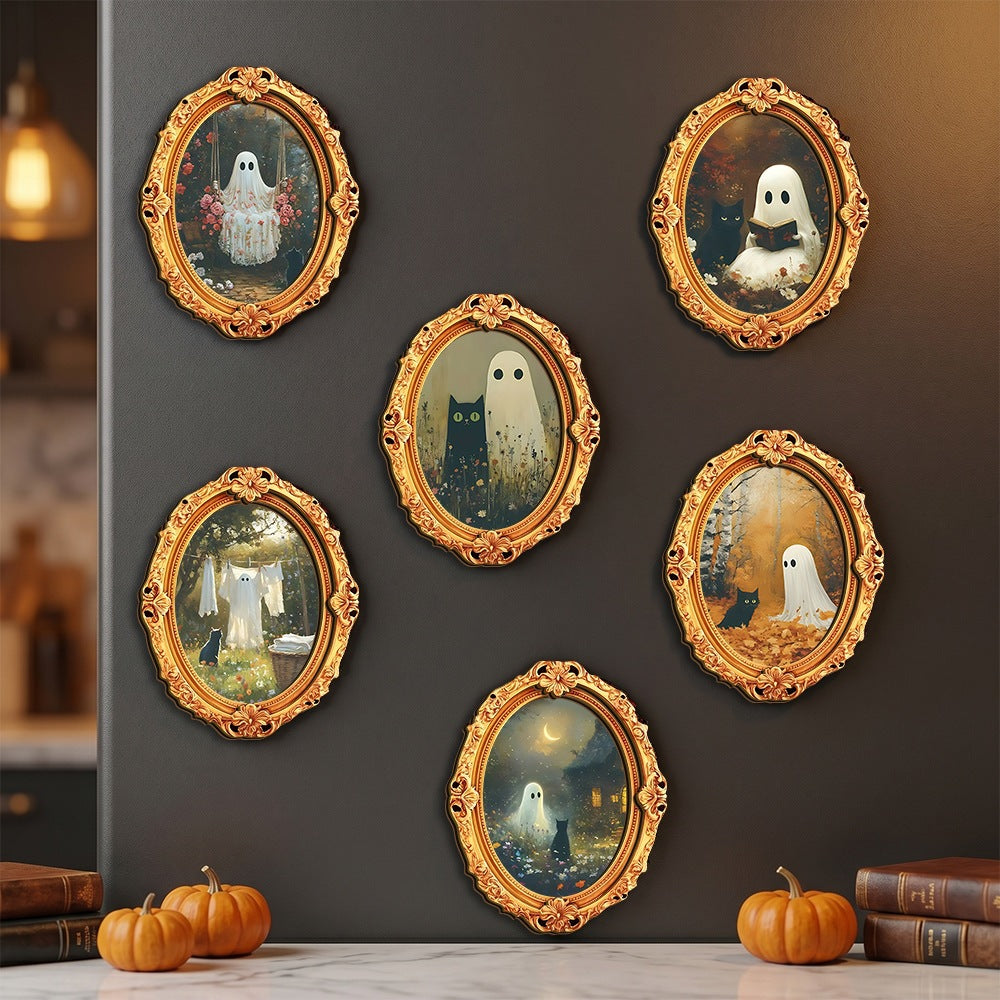 Wall art with creative ghost motif Kalsten