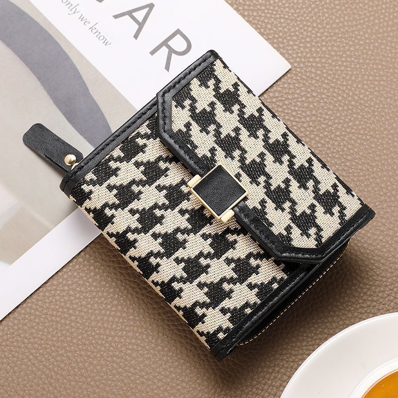 Textured Fabric Zip Wallet Kalsten