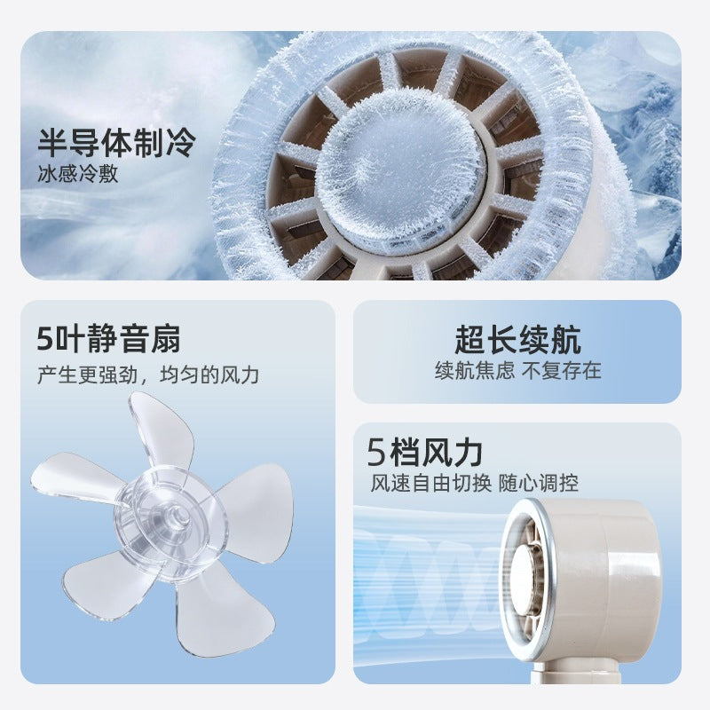 Women Portable Mini Cooling Fan with USB Connection and 5 Speeds Kalsten