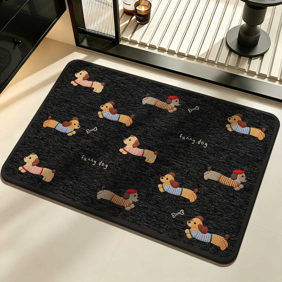 Funny Dog Character Doormat Kalsten