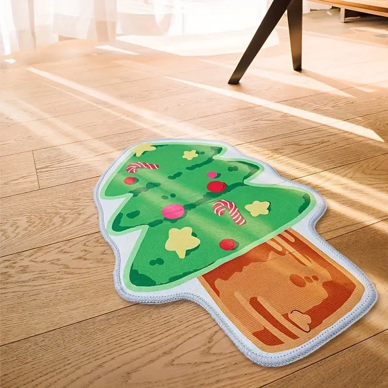 Christmas Tree Shaped Area Rug