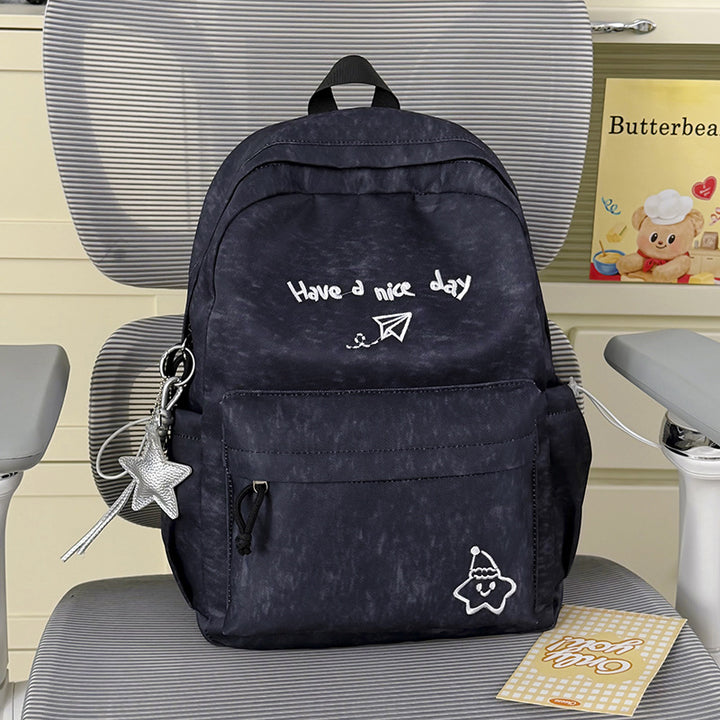 Playful Textured Backpack