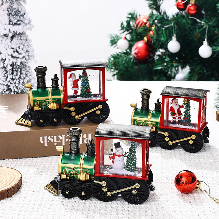 Illuminated Christmas train decoration Kalsten