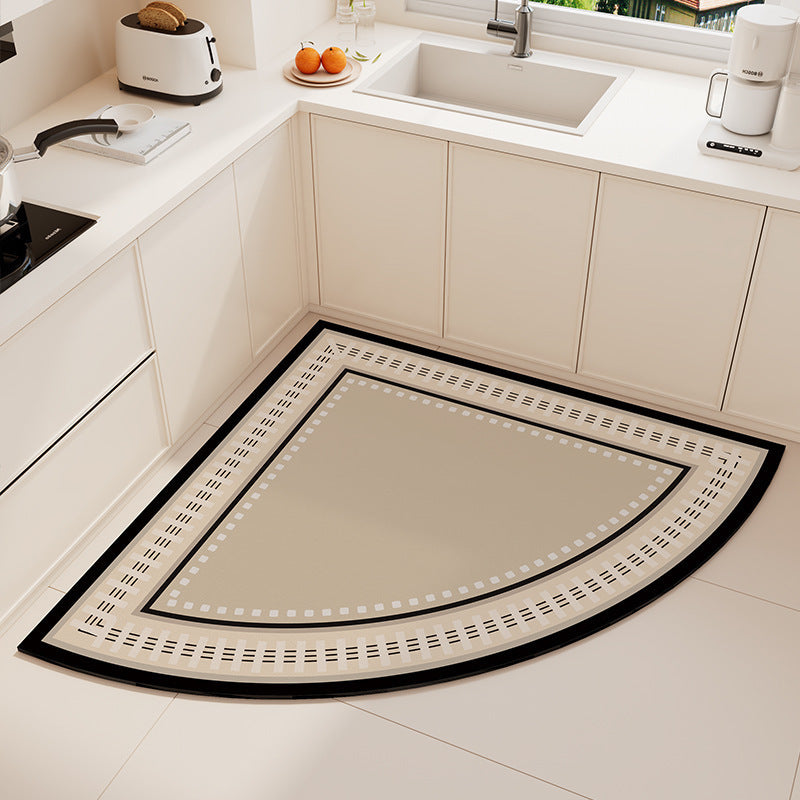 Tropical Theme Park Decorative Kitchen Mat
