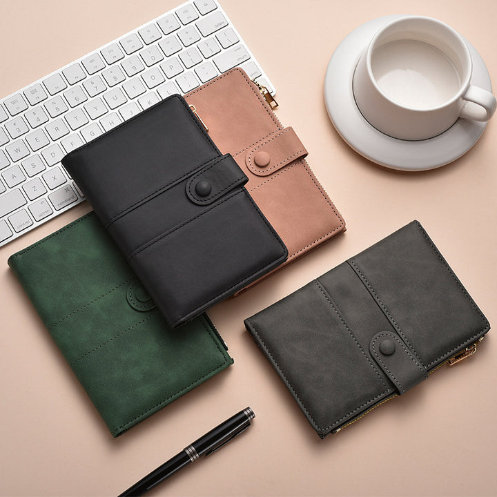 Premium Leather Zippered Journal Organizer Kalsten