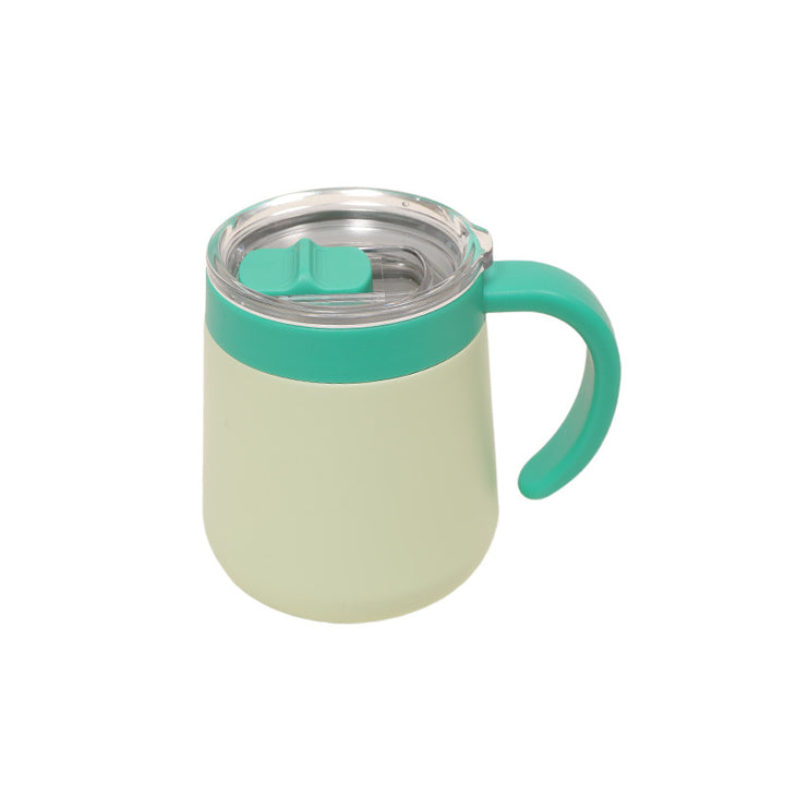 Ladies insulated mug with non-slip grip and leak-proof lid Kalsten