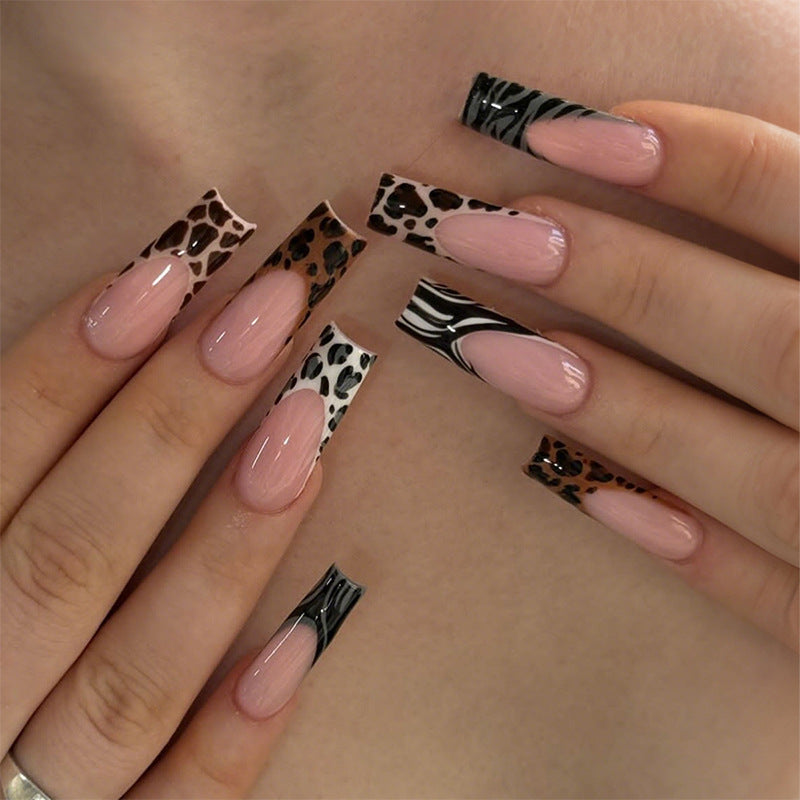 Artistic Patterned Press-On Nail Set kalsten