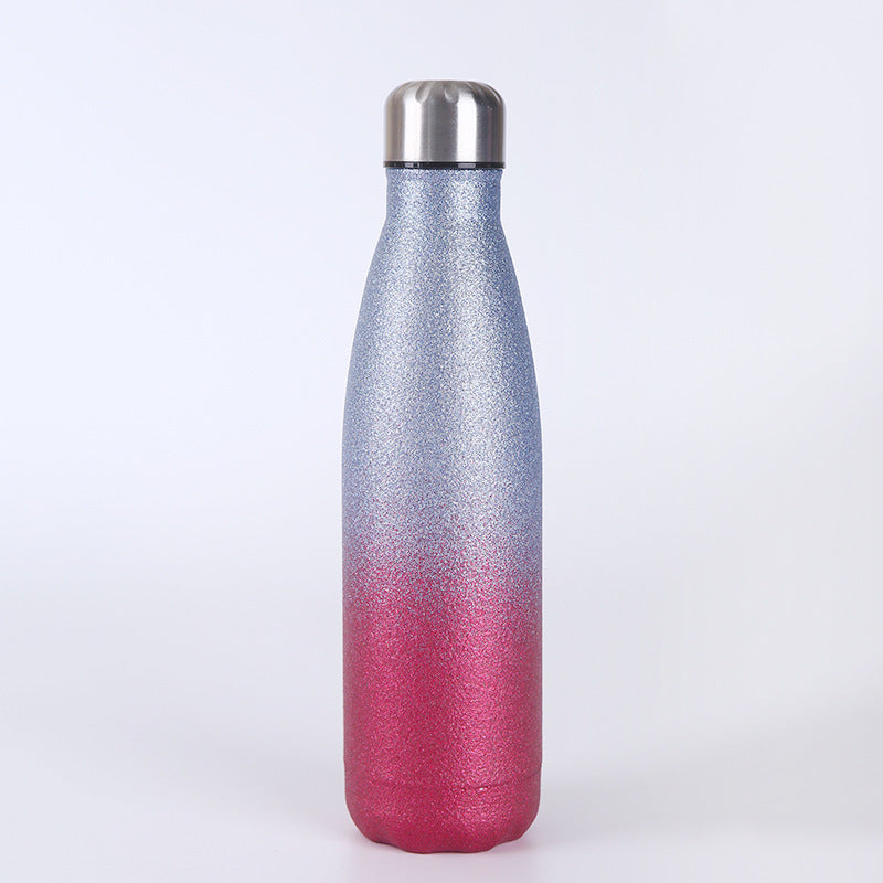 Ladies Insulated Water Bottle with Elegant Glitter Surface Kalsten