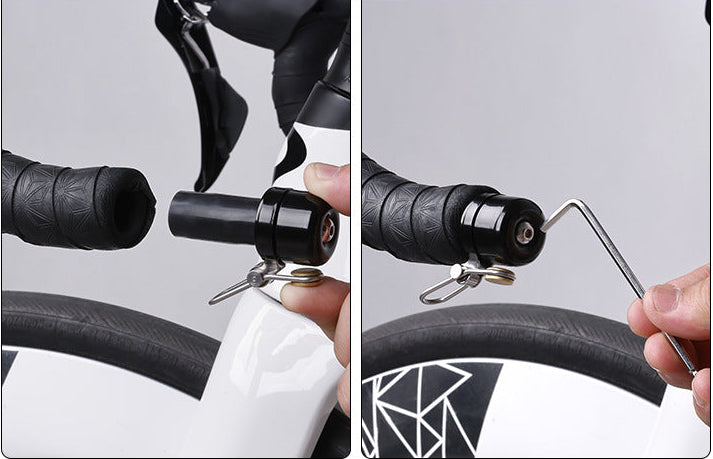 compact quick-release handlebar bell with secure latch Kalsten