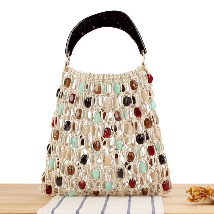 Handbag with Colorful Decorative Element Kalsten