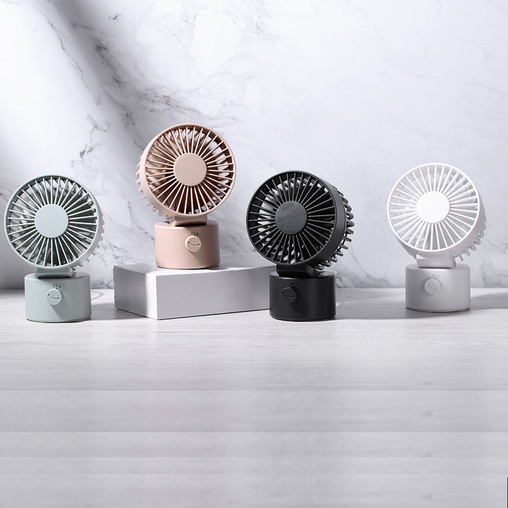 Unisex nan compact USB rechargeable personal desk fan with adjustable tilt Kalsten