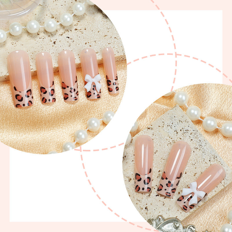 Artistic Leopard Print Press-On Nails kalsten
