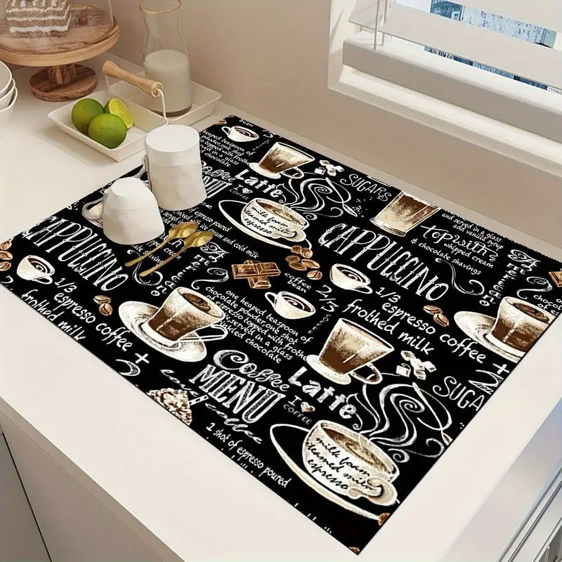 Coffee Bar Kitchen Mat Kalsten