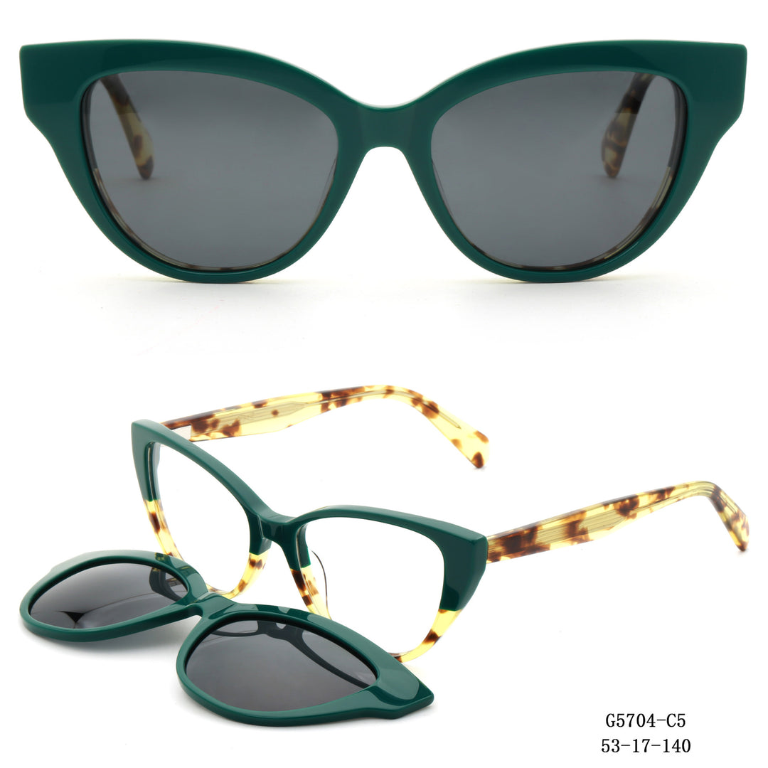 Women's Cat-Eye Sunglasses with Removable Lenses Kalsten