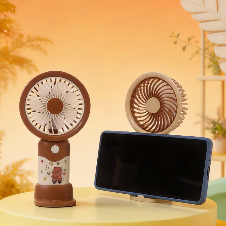Women Portable Handheld Fan with Cute Design Kalsten