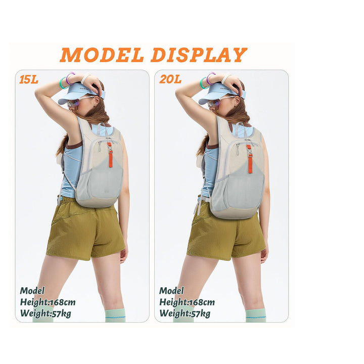 Versatile sports backpack with drink holder and safety compartment Kalsten