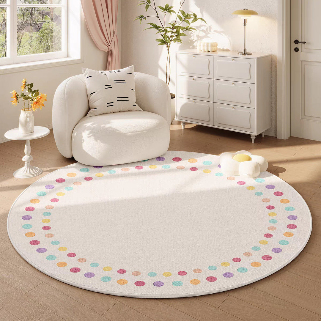 Contemporary Round Area Rug