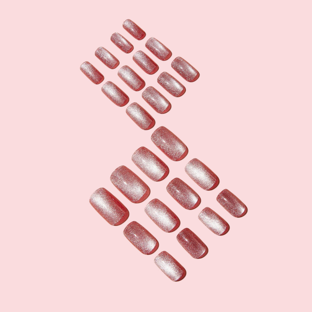 Sparkling Glitter Nail Extensions Kalsten