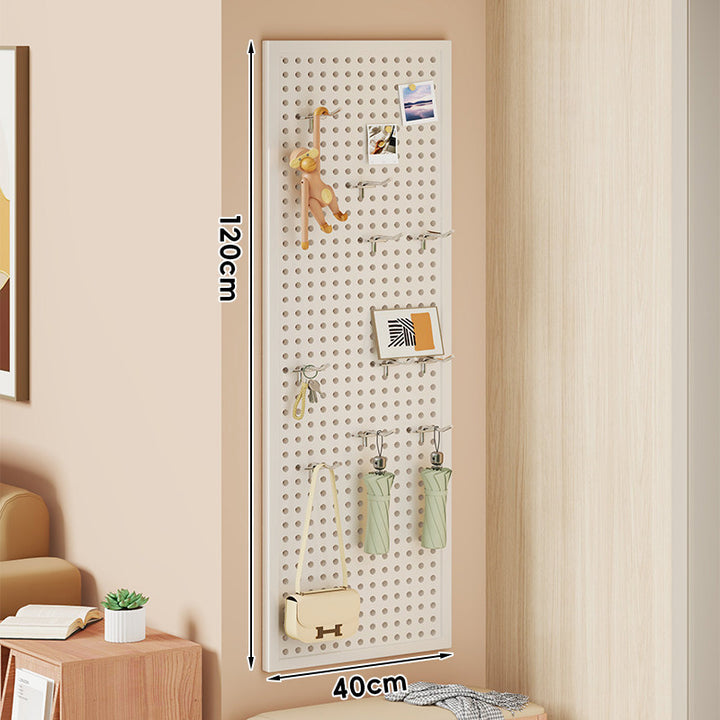 S-Shaped Offset Pegboard Utility Hooks with Support Post