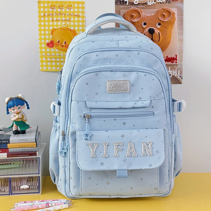 Fun Star-Embellished School Backpack Kalsten