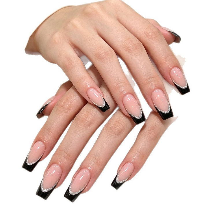 Extended Acrylic French Tip Nail Enhancements Kalsten