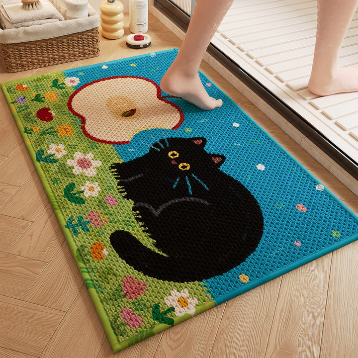 Charming Fruit-Themed Non-Slip Bath Mat