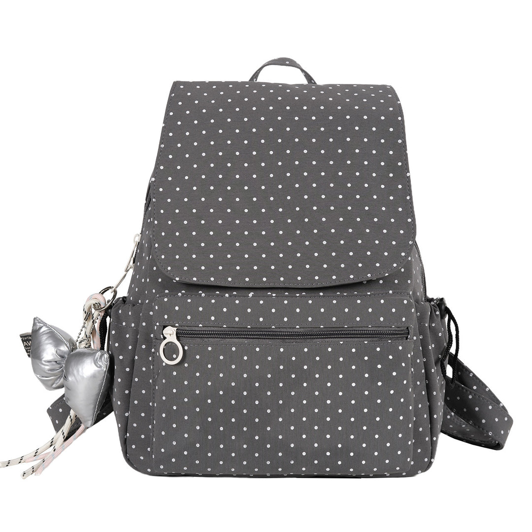 Polka Dot Patterned Backpack