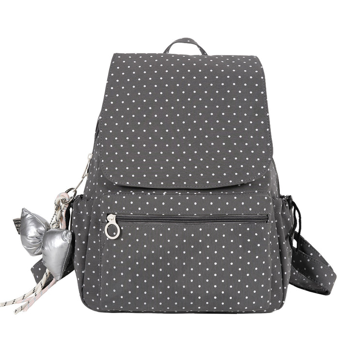 Polka Dot Patterned Backpack