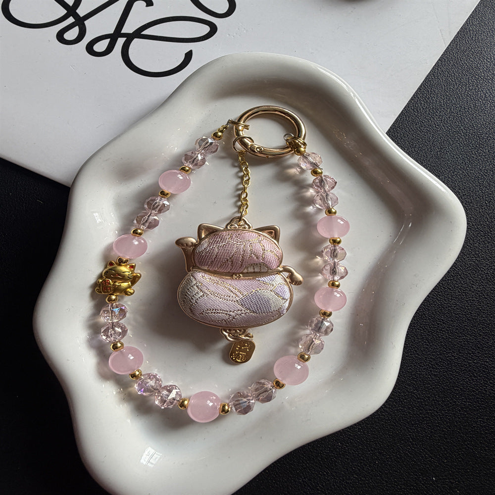 Artistic Cat-themed Charm Keychain Kalsten