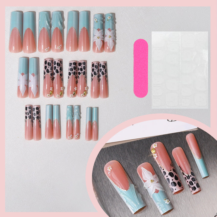 Artistic Press-On Nail Design Set Kalsten