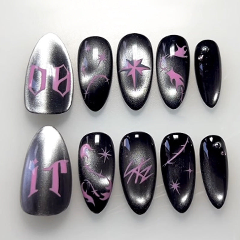 Artistic Themed Press-On Nail Set Kalsten