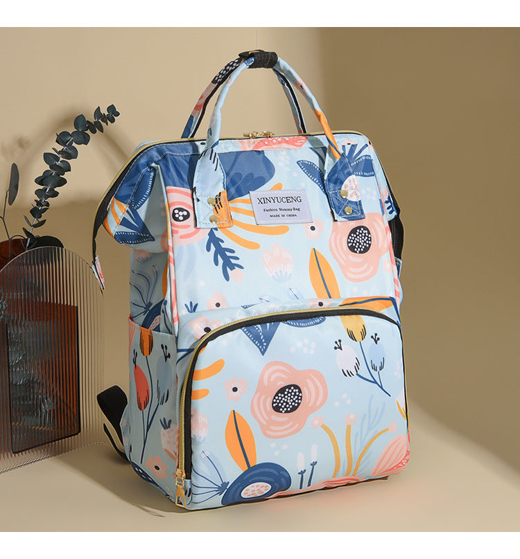 Trendy Animal Print Diaper Backpack Kalsten