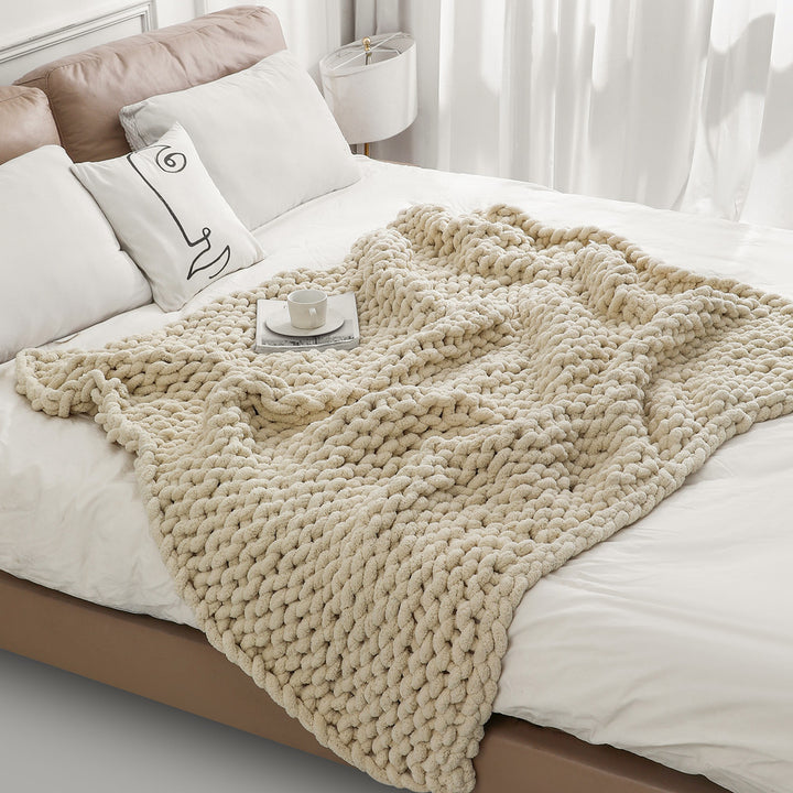 Chunky Knit Blanket