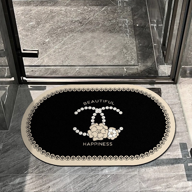 Decorative Floral Entryway Mat Kalsten