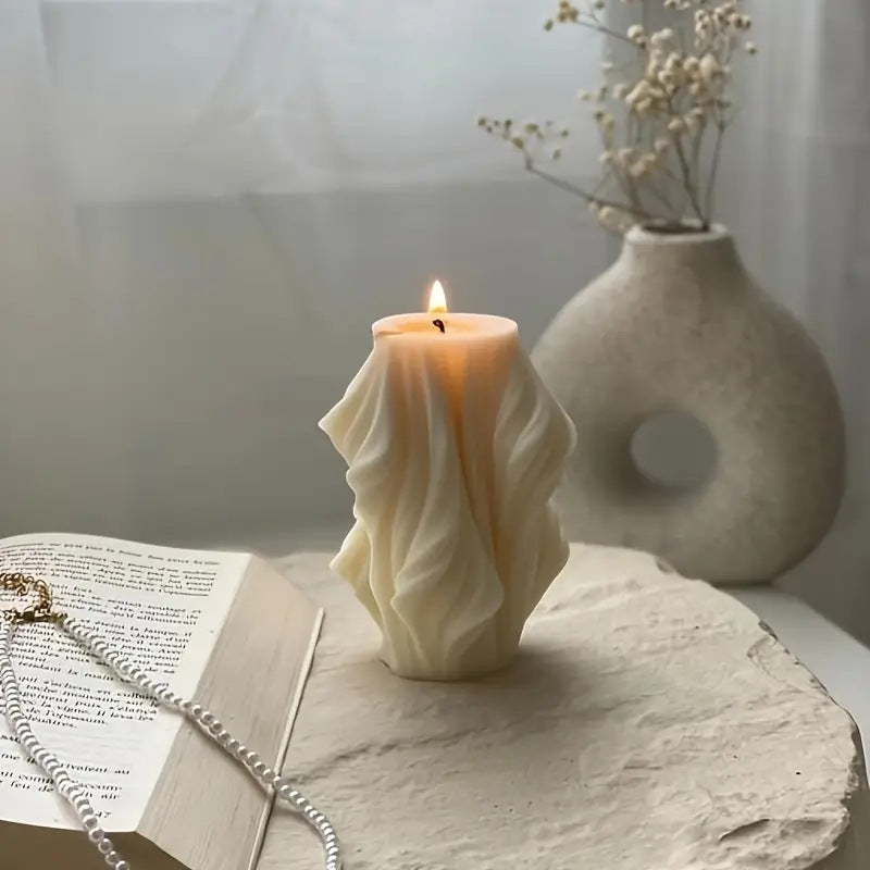 Sculpted Decorative Candle