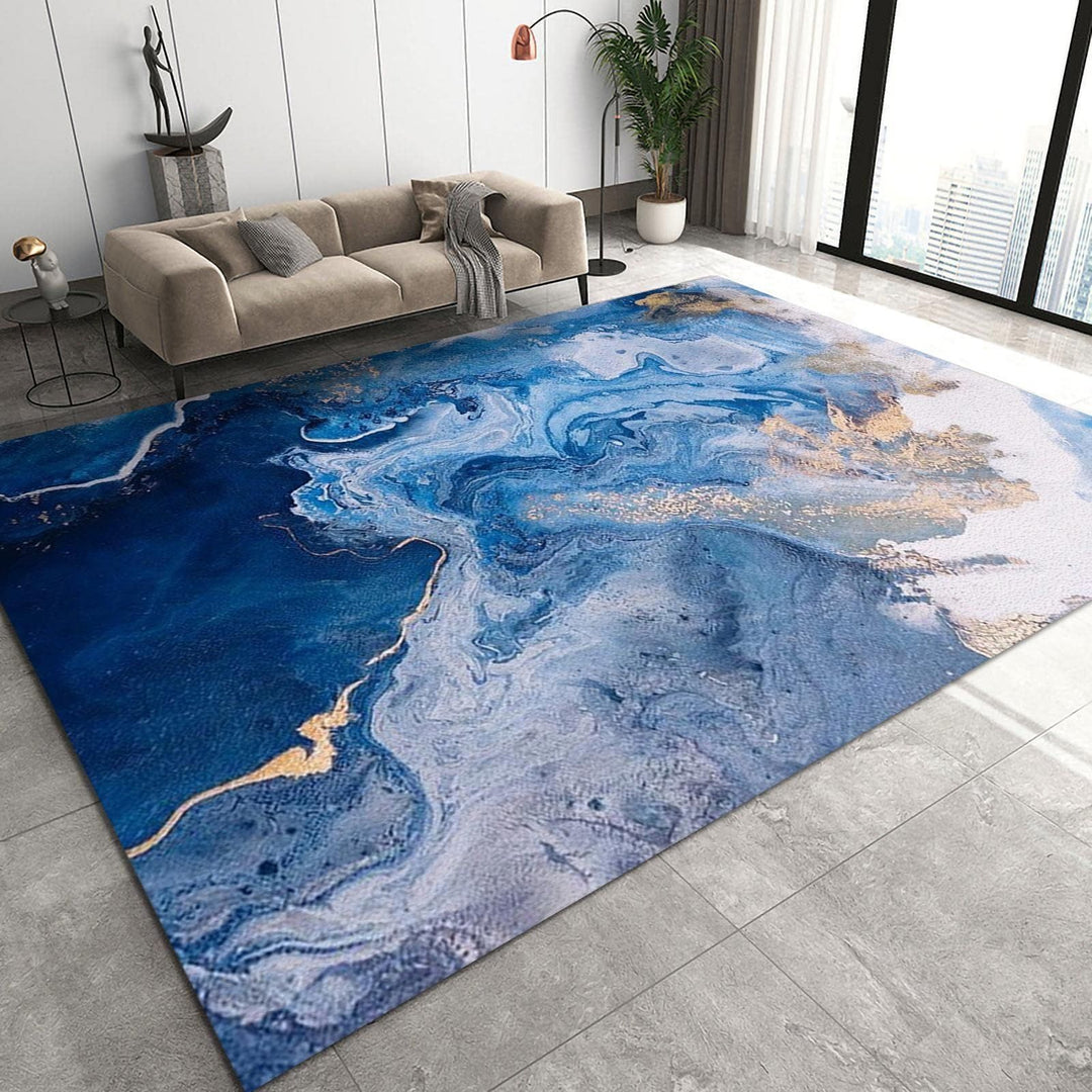 Textured Abstract Area Rug