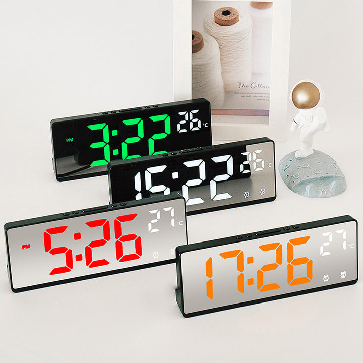 Digital alarm clock with temperature sensor and mirror function Kalsten