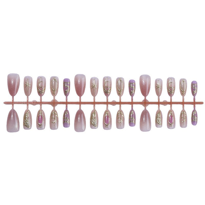 Artificial Nail Set with Elegant Accents Kalsten