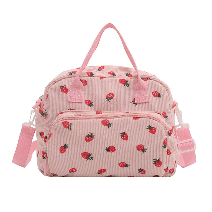 WoPlayful Strawberry Print Crossbody Bag Kalsten