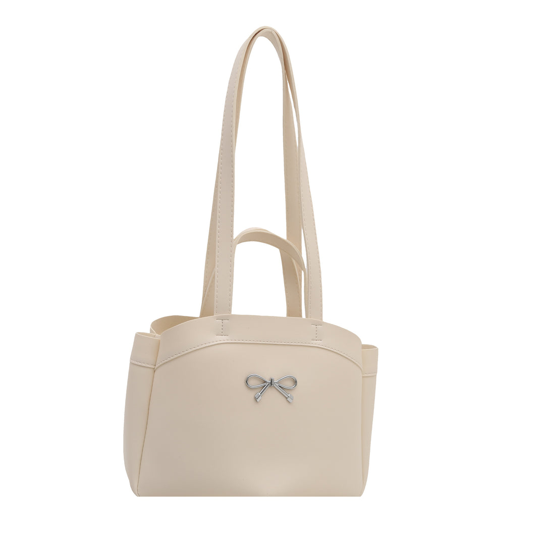 Elegant Bow Accent Handheld Tote Bag Kalsten