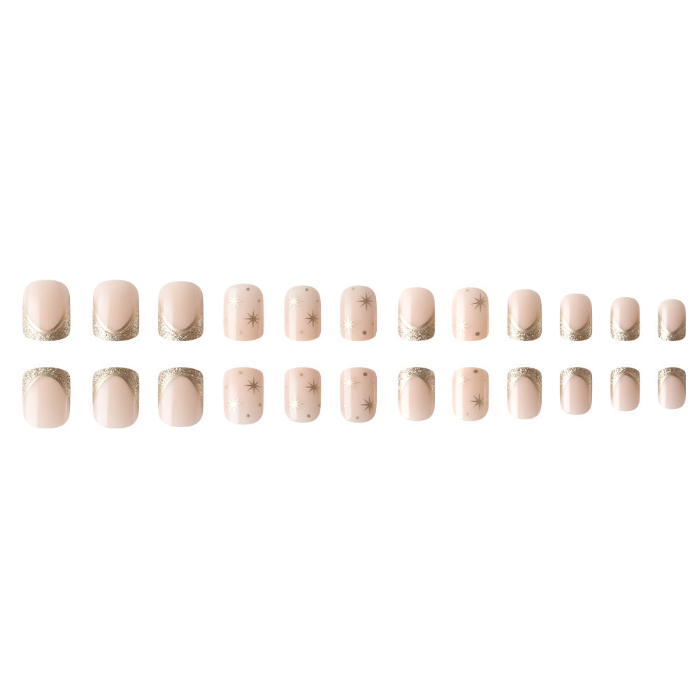 Luxurious Star-Embellished Nail Art Set Kalsten