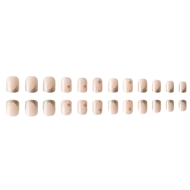 Luxurious Star-Embellished Nail Art Set Kalsten